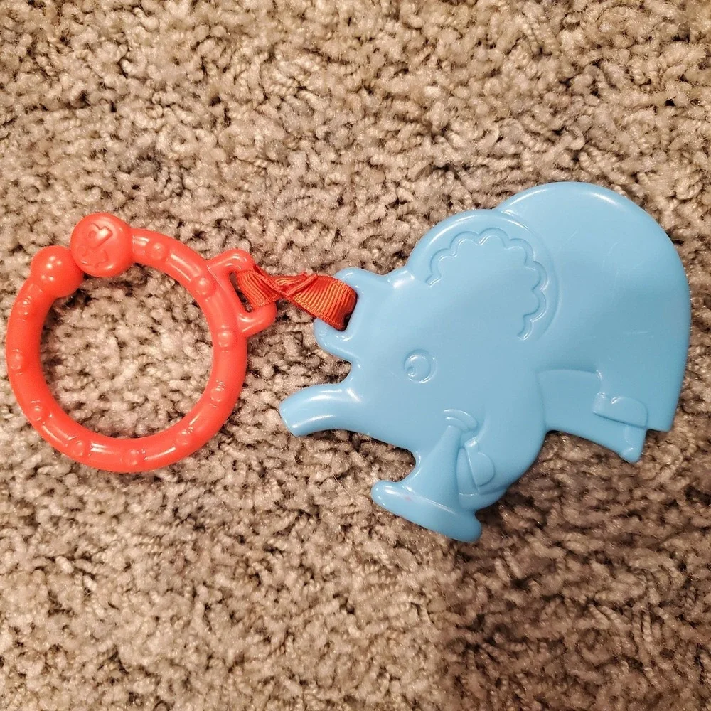 Fisher Price Kick Play‎ Piano Activity Replacement Part Hanging Elephant Teether